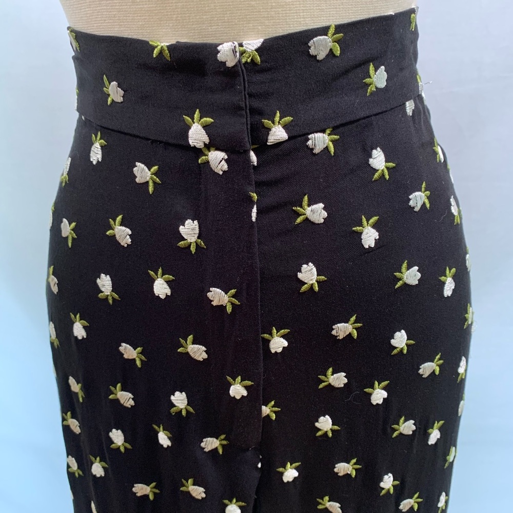 Jill Stuart Floral Flare Casual Pants